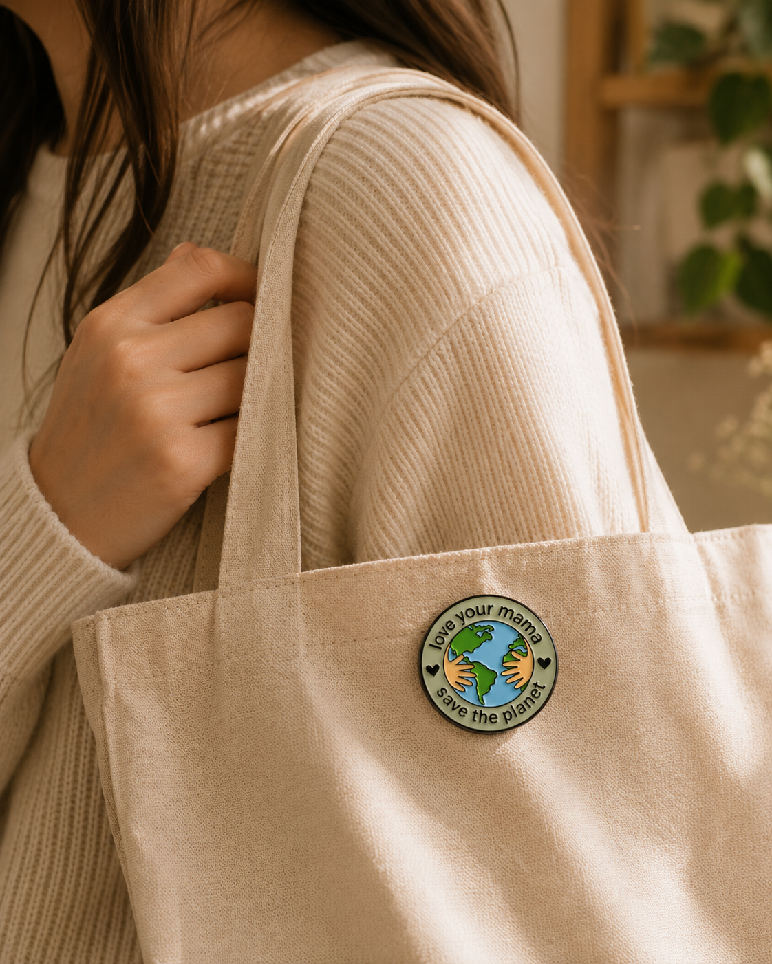 My Planet Earth Pin | Eco-Friendly Activist Accessory