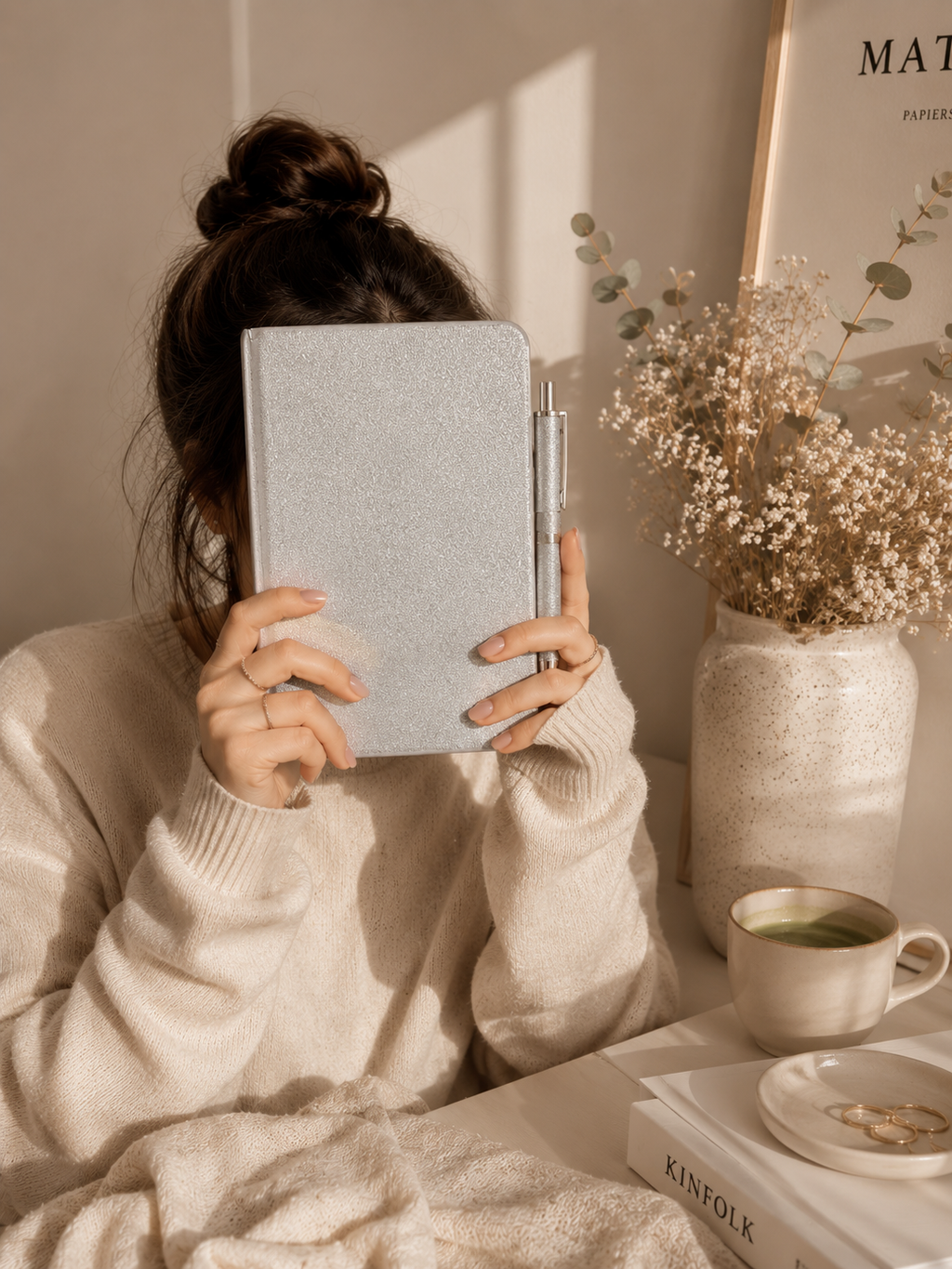 My Golden Journal Set | Glitter A6 Notebook & Pen