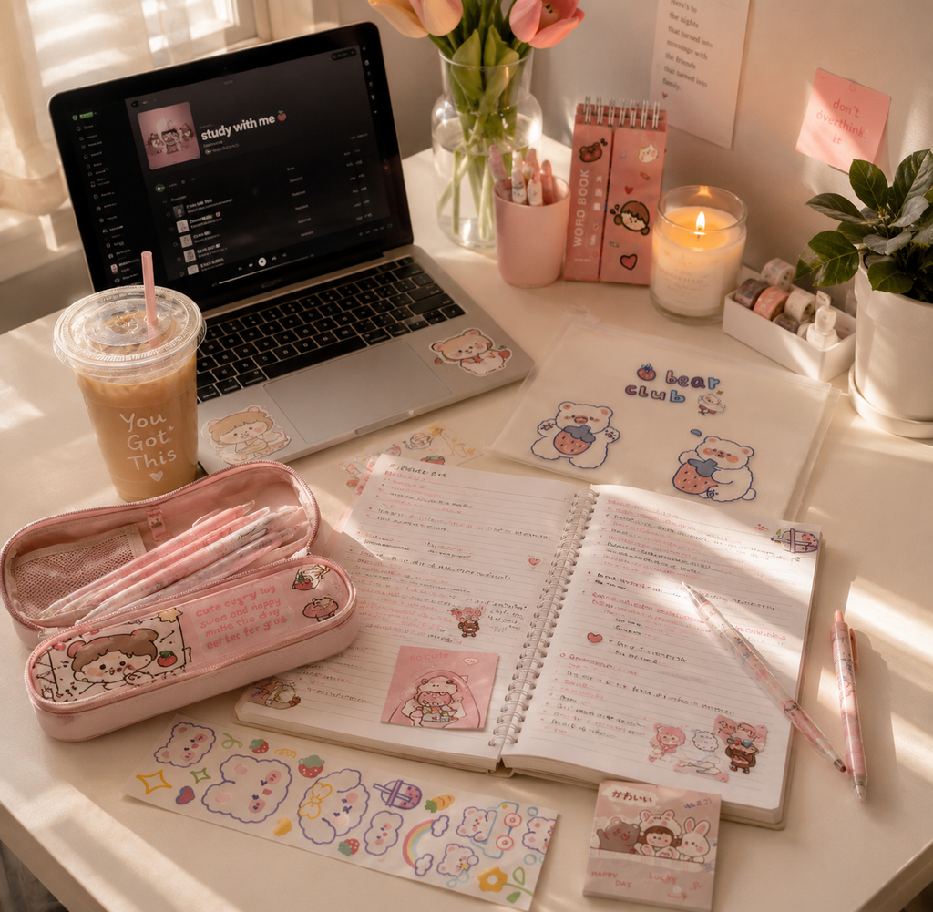 My Kawaii Stationery Set | 22-Piece Gift Bag