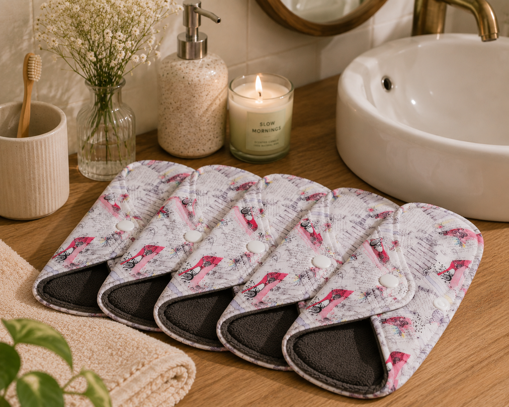 Washable bamboo sanitary pads - Soft, durable, and zero waste