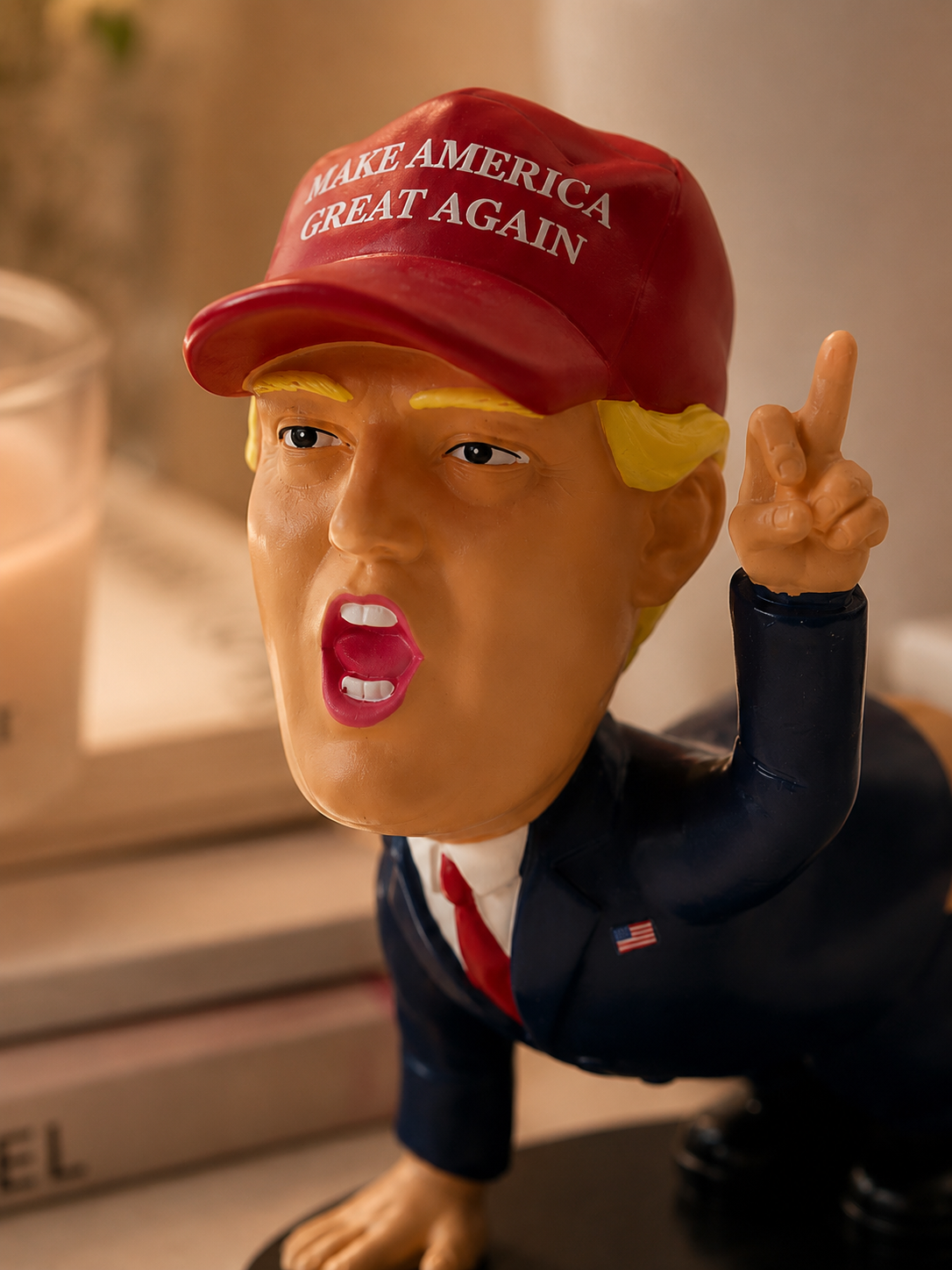 My Trump Bobblehead Pen Holder | Funny Desk Decor