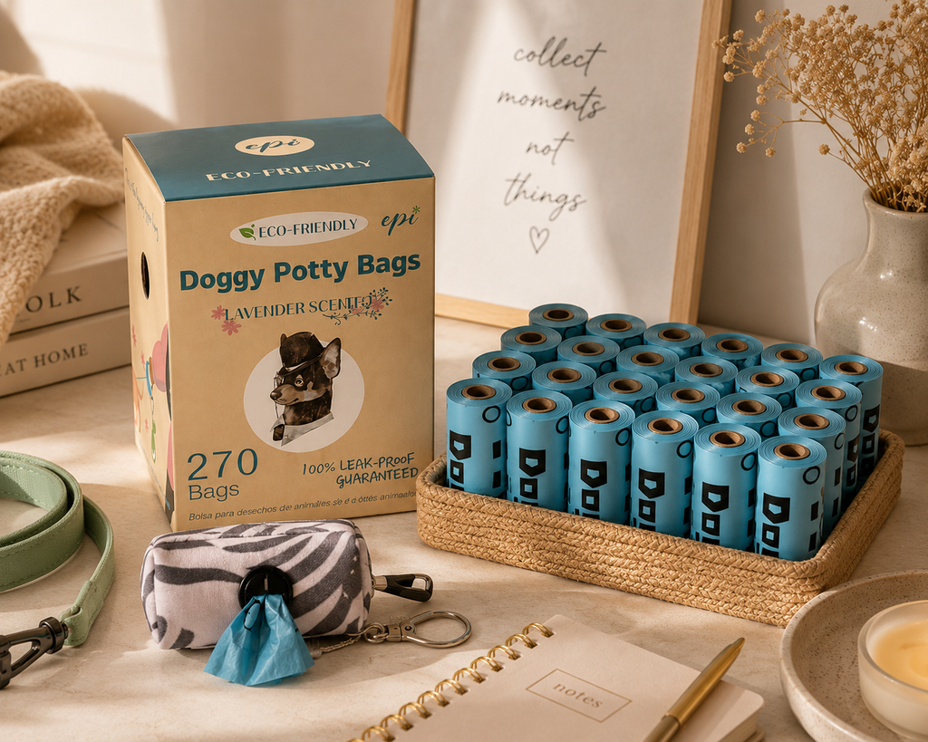 Biodegradable Pet Waste Bags | 270 Bags + Dispenser | Zero-Waste