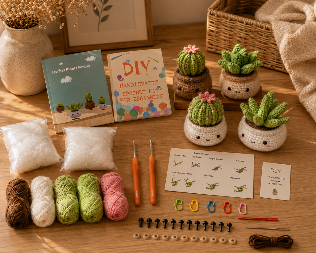 My DIY Crochet Kit | Elephants or Succulents