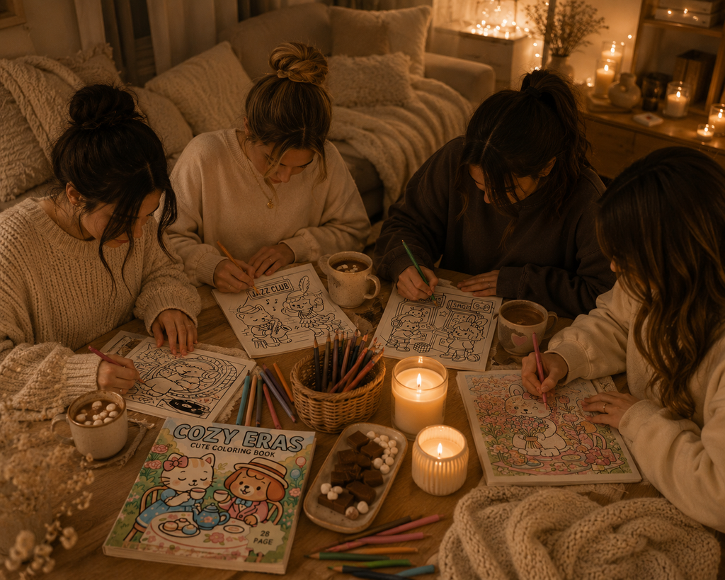 My Cozy Eras Coloring Book | 28 Pages