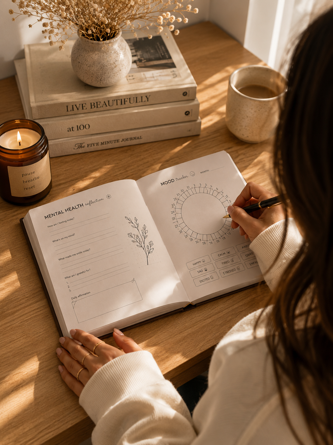 My Mental Health Journal | Leather Cover