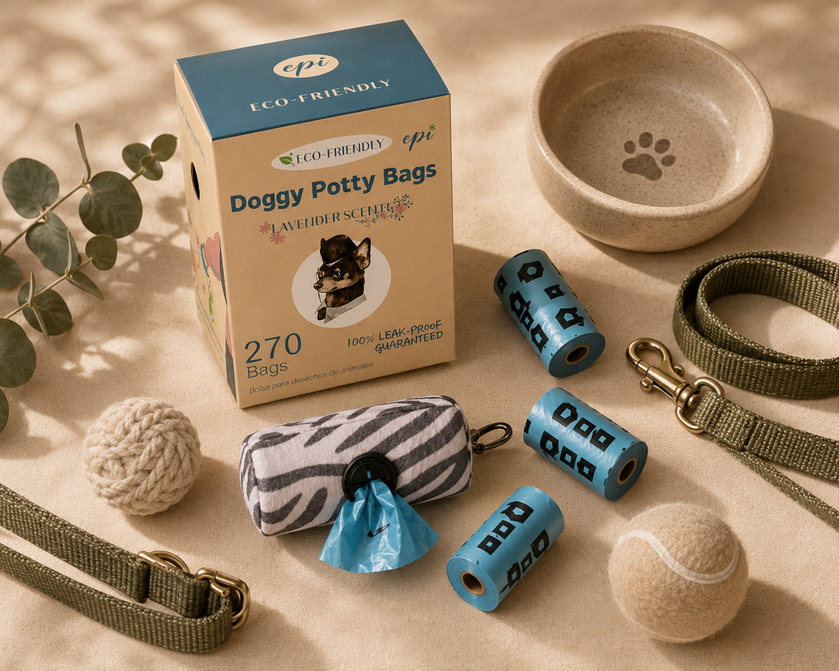 Biodegradable Pet Waste Bags | 270 Bags + Dispenser | Zero-Waste