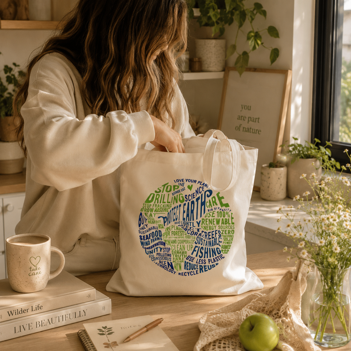 The Activist Canvas Tote Bag | Eco-Friendly Message