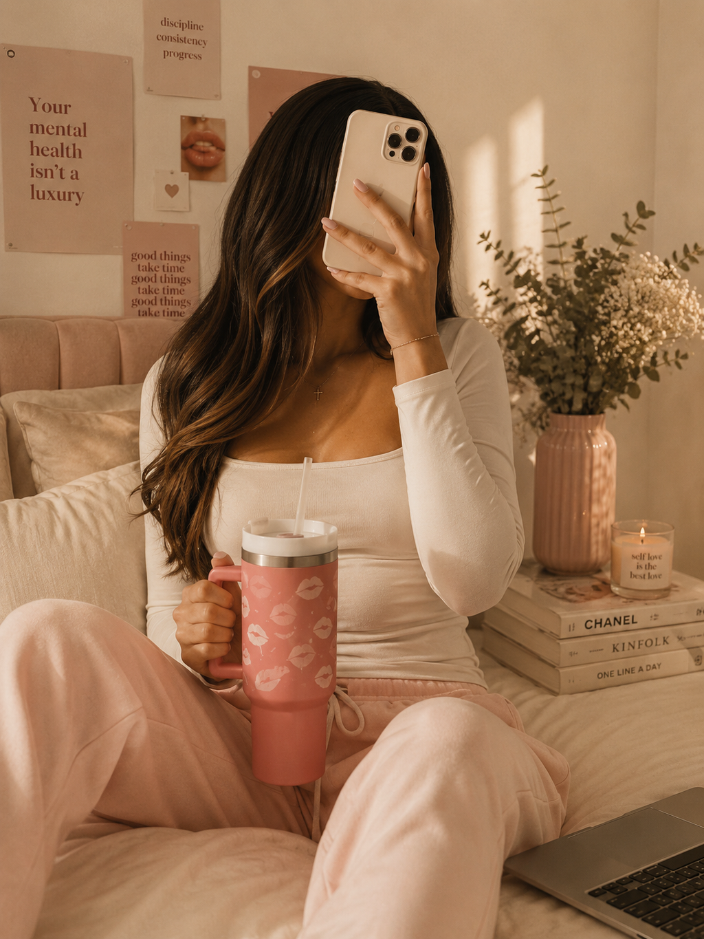My 40 oz Stainless Steel Tumbler | Insulated with Straw & Handle