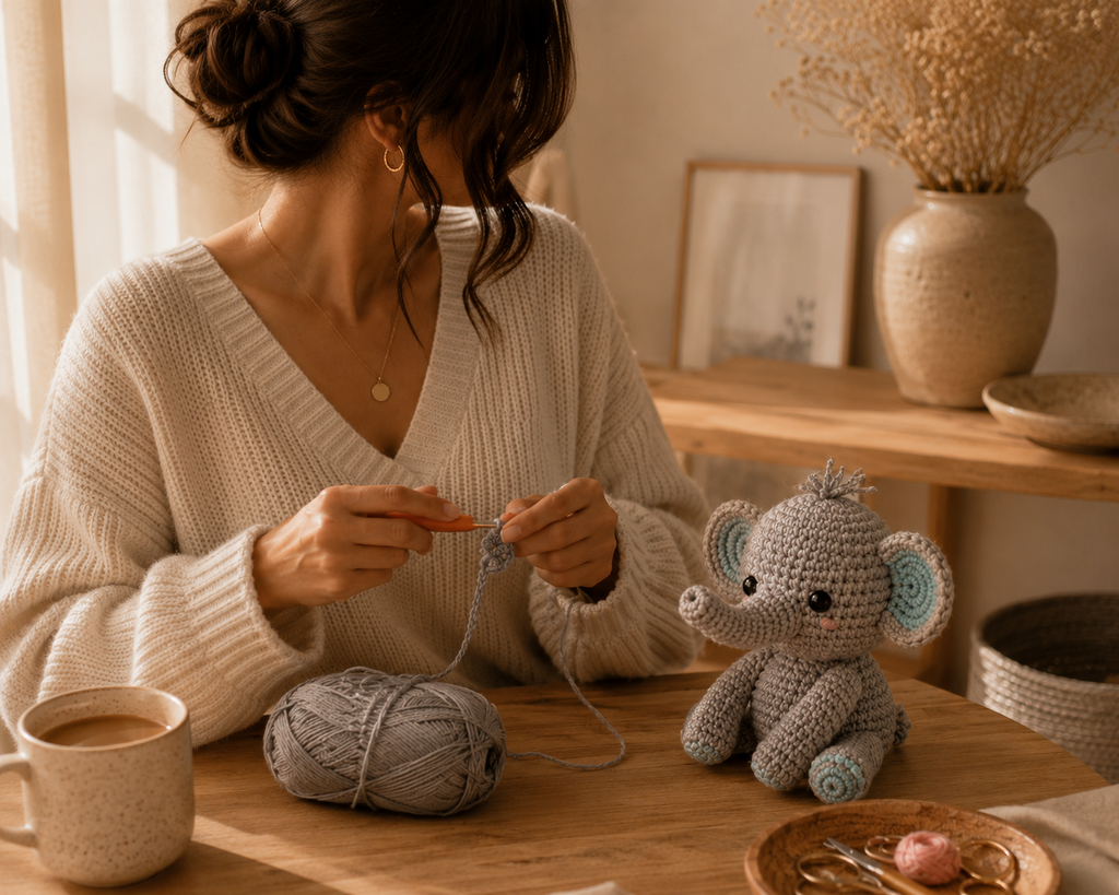 My DIY Crochet Kit | Elephants or Succulents