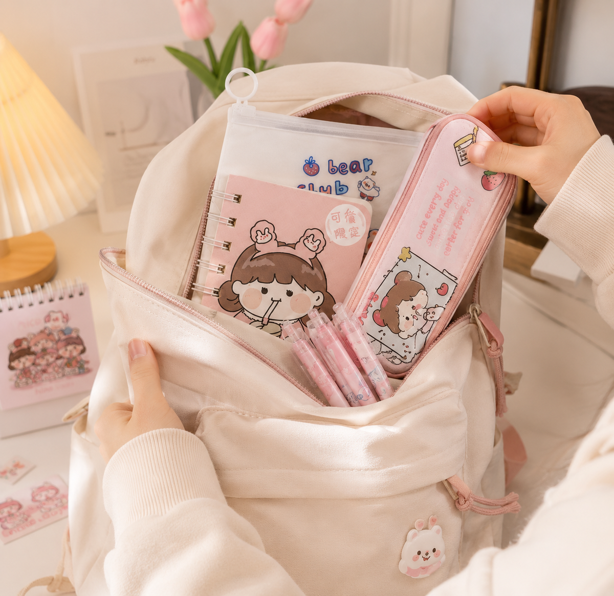 My Kawaii Stationery Set | 22-Piece Gift Bag