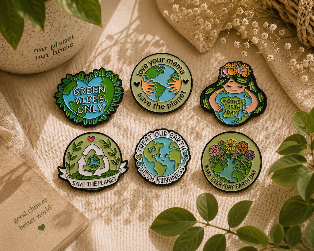 My Planet Earth Pin | Eco-Friendly Activist Accessory