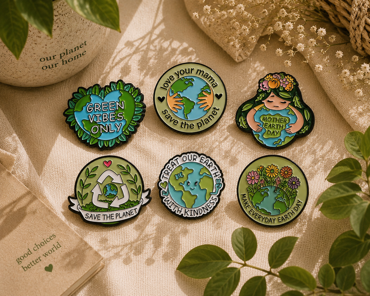 My Planet Earth Pin | Eco-Friendly Activist Accessory