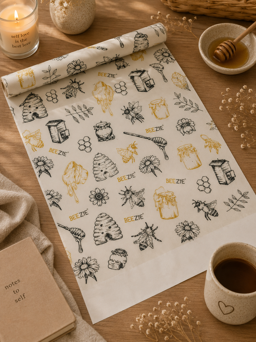 Reusable Beeswax Food Wrap