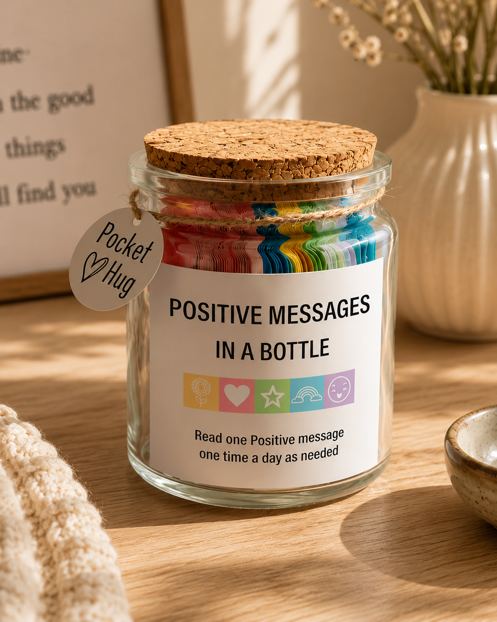 My Affirmation Jar | Mental Health Affirmations in a Bottle