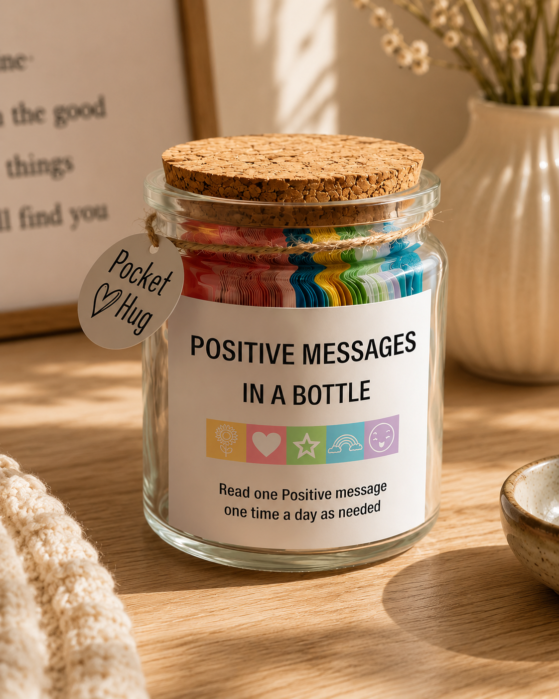 My Affirmation Jar | Mental Health Affirmations in a Bottle