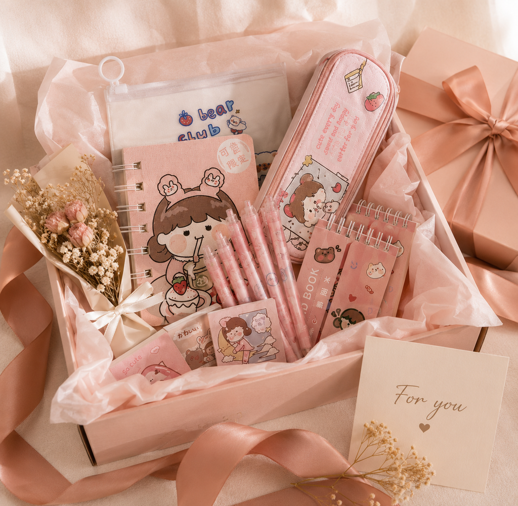 My Kawaii Stationery Set | 22-Piece Gift Bag