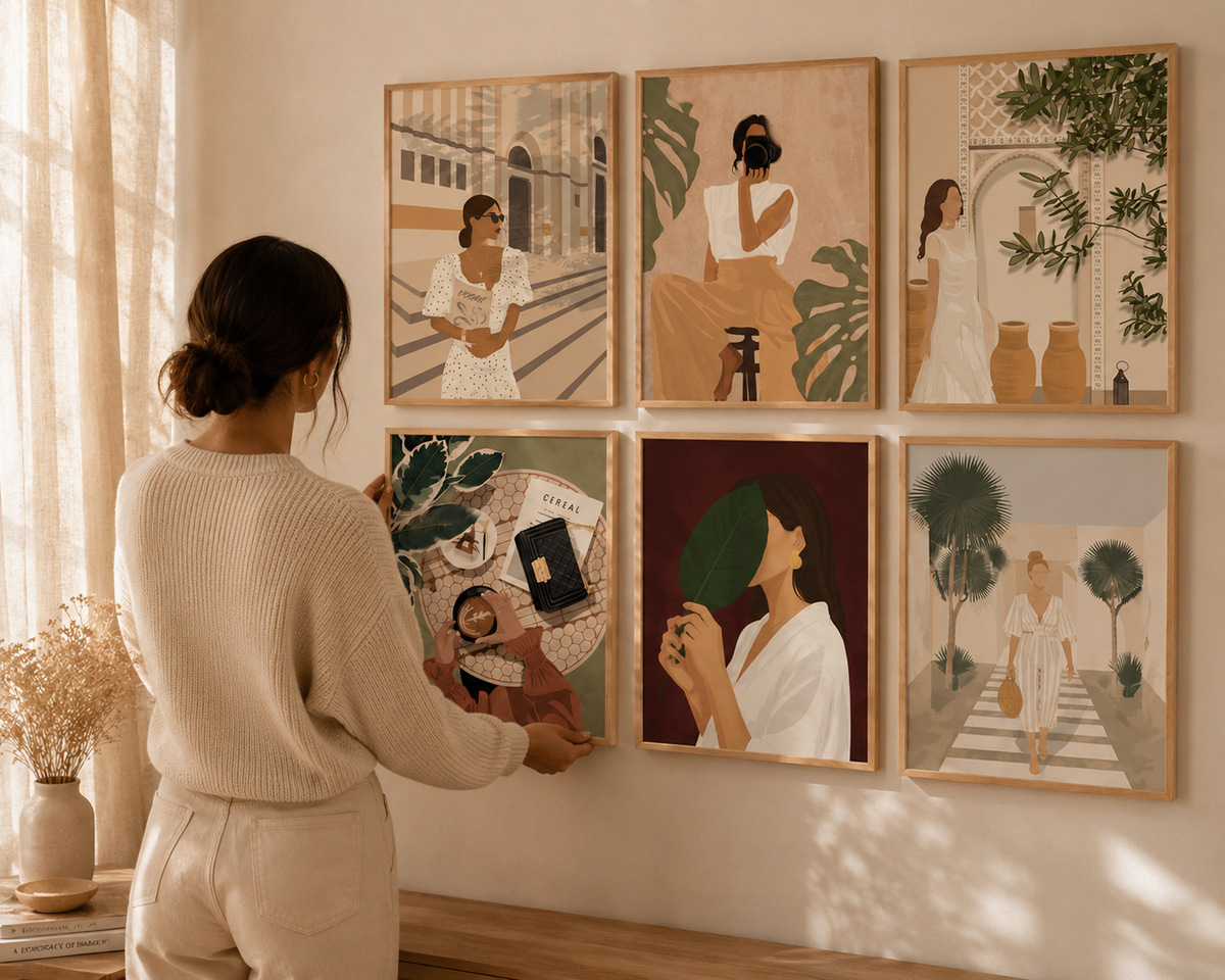 My Paint by Numbers Kit | Modern Abstract Woman