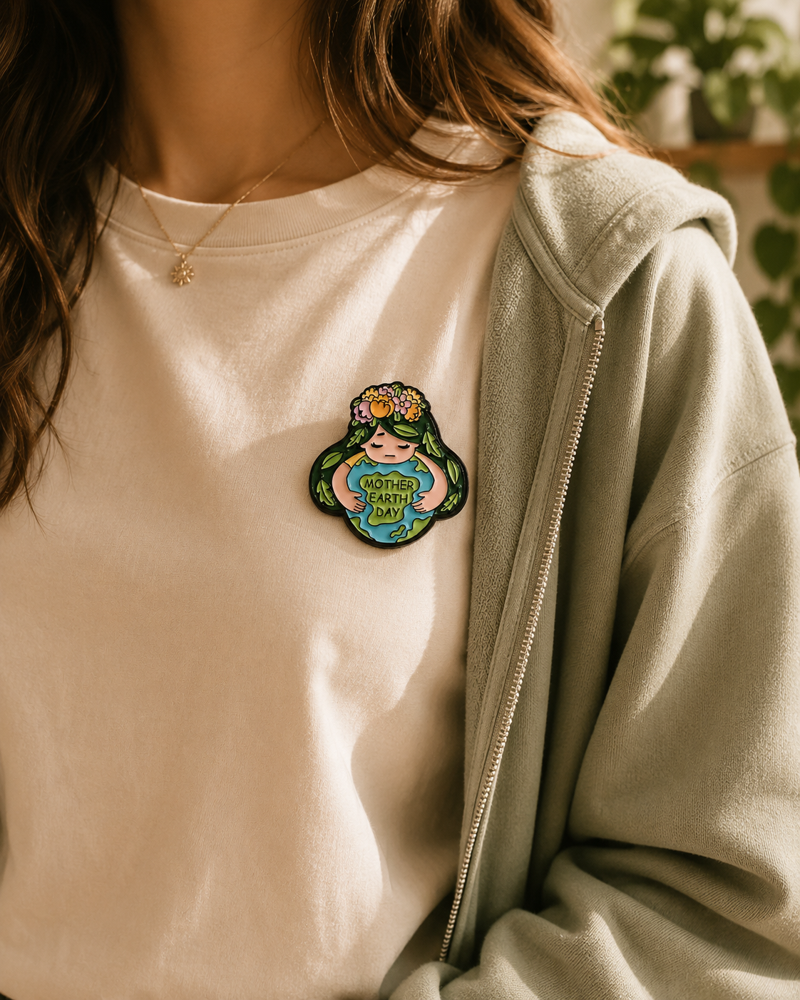 My Planet Earth Pin | Eco-Friendly Activist Accessory