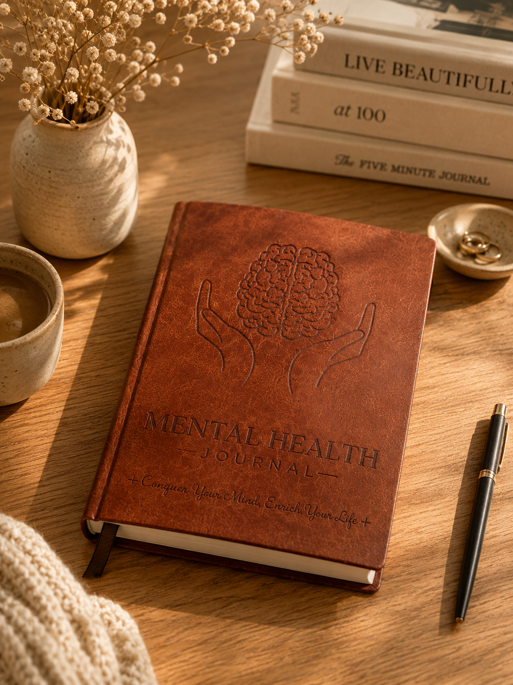 My Mental Health Journal | Leather Cover