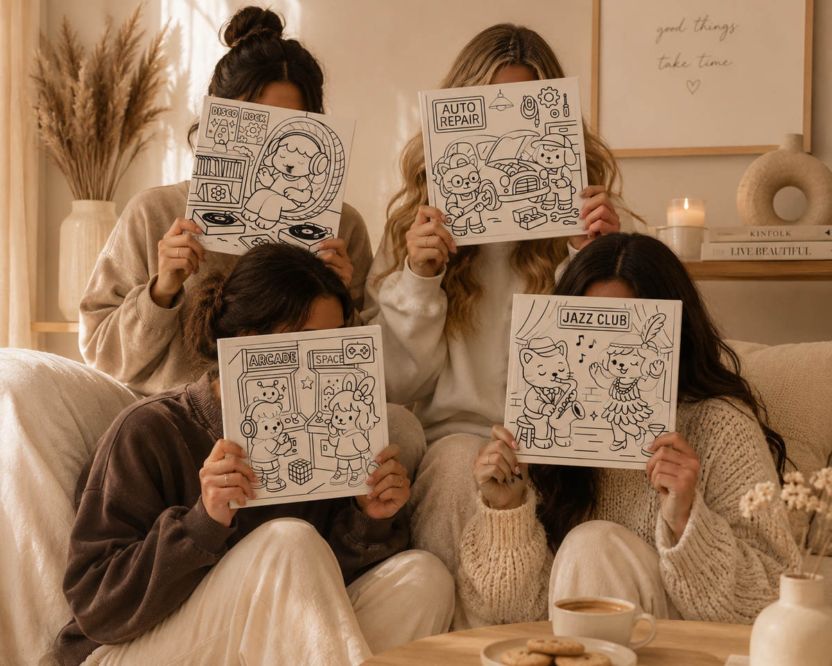 My Cozy Eras Coloring Book | 28 Pages